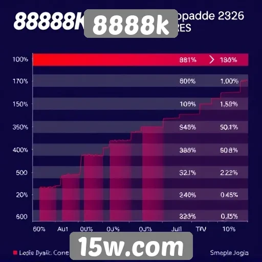 Estatísticas de popularidade do site 8888k entre jogadores