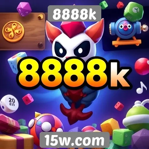 Variedade de jogos disponíveis no 8888k